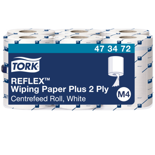 Tork Reflex™ Wiping paper Plus White 6rllx151m M4