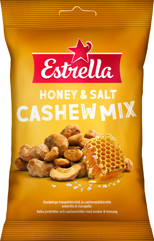 Estrella honey&salt cashew mix 140g