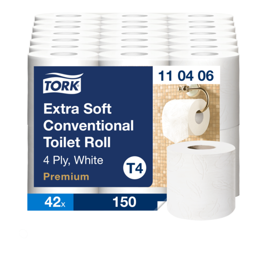 Tork Extra Soft toilet paper T4 4ply 6x19m