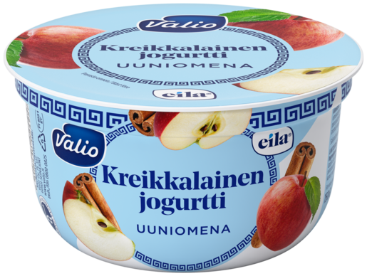 Valio greek baked apple yoghurt 150g lactose free