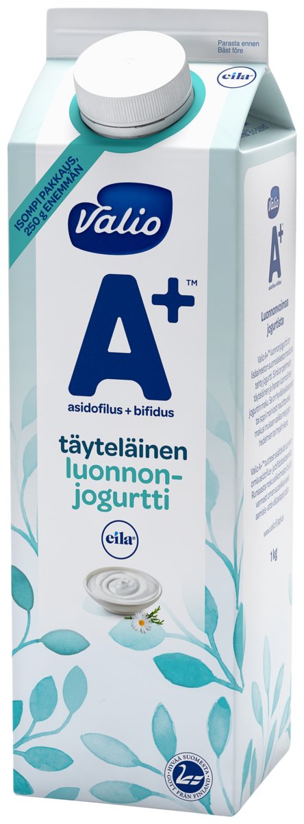 Valio A+ rich natural yoghurt 1kg lactose free