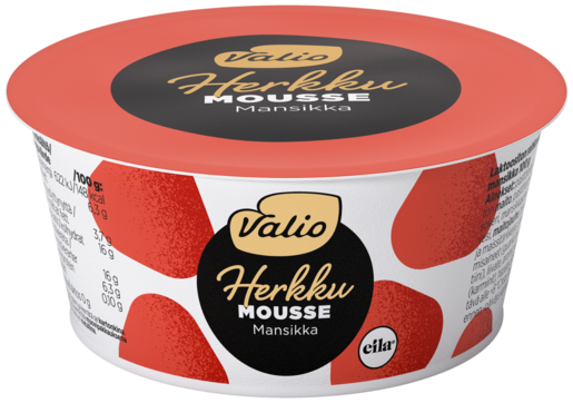 Valio Herkku strawberry mousse 100g lactose free | wihuri Site