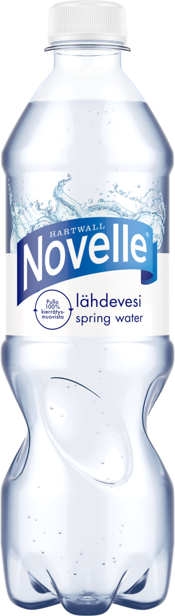 Hartwall Novelle Lähdevesi 0,5l pullo