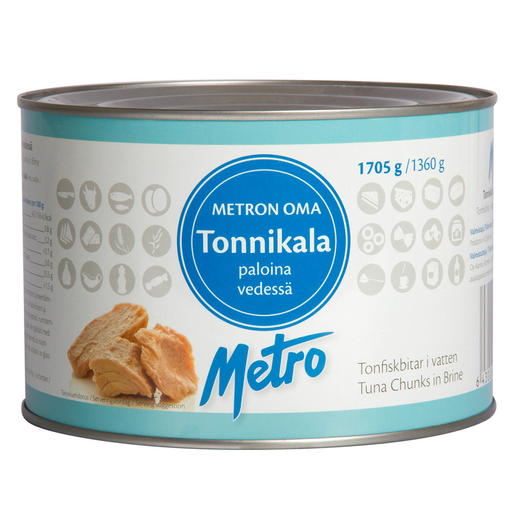 Metro tonnikalapalat vedessä 1700/360g | Metrotukku