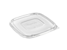 Biopak Cube square transparent lid 182x182x10mm 50pcs for bowls196817/196819
