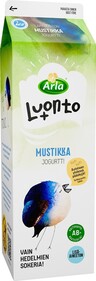 Arla Luonto+ AB blåbär yoghurt 1kg laktosfri